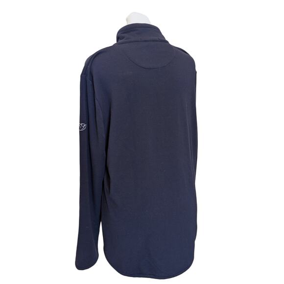 Fairway & Greene Kate Oldschool Navy Blue Snap Placket Sweatshirt XL - Picture 6 of 8